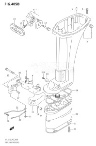 01502F-880001 (2008) 15hp P03-U.S.A (DF15K8) DF15 drawing DRIVE SHAFT HOUSING (DF9.9T,DF9.9TH)