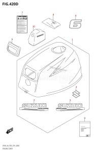 DF4A From 00403F-910001 (P03)  2019 drawing ENGINE COVER (DF6A)