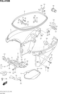 03003F-040001 (2020) 30hp P01 P40-Gen. Export 1 (DF30A  DF30AQ  DF30AR  DF30AT  DF30ATH) DF30A drawing SIDE COVER (DF25AR,DF30AR)