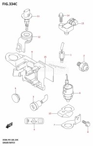 DF20A From 02002F-040001 (P01 P40)  2020 drawing SENSOR /​ SWITCH (DF9.9BR,DF9.9BT,DF15AR,DF15AT,DF20AR,DF20AT)