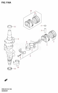 DF60A From 06002F-410001 (E03)  2014 drawing CRANKSHAFT