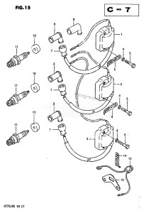 DT85 From 8501-614766 ()  1986 drawing IGNITION