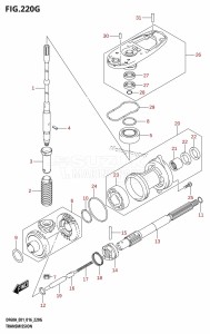 DF60A From 06003F-610001 (E01 E40)  2016 drawing TRANSMISSION (DF60A:E01)