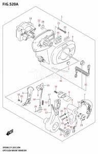 DF350A From 35001F-440001 (E11)  2024 drawing OPT:FLUSH MOUNT REMOCON