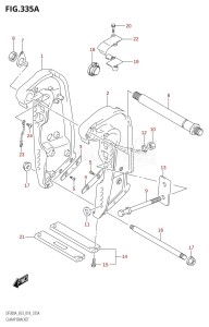 DF250A From 25003P-810001 (E03)  2018 drawing CLAMP BRACKET (X-TRANSOM,XX-TRANSOM)