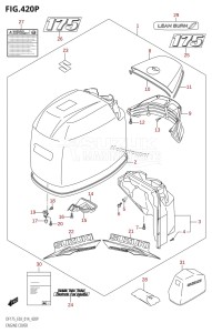 DF175T From 17502F-410001 (E03)  2014 drawing ENGINE COVER (DF175Z:E03)