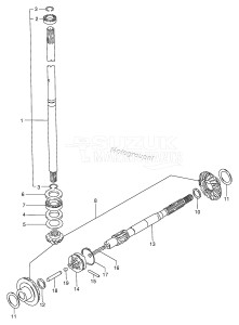 DT15 From 01501k-802063 ()  1988 drawing TRANSMISSION