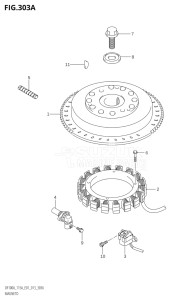 11503F-310001 (2013) 115hp E01 E40-Gen. Export 1 - Costa Rica (DF115AT) DF115A drawing MAGNETO