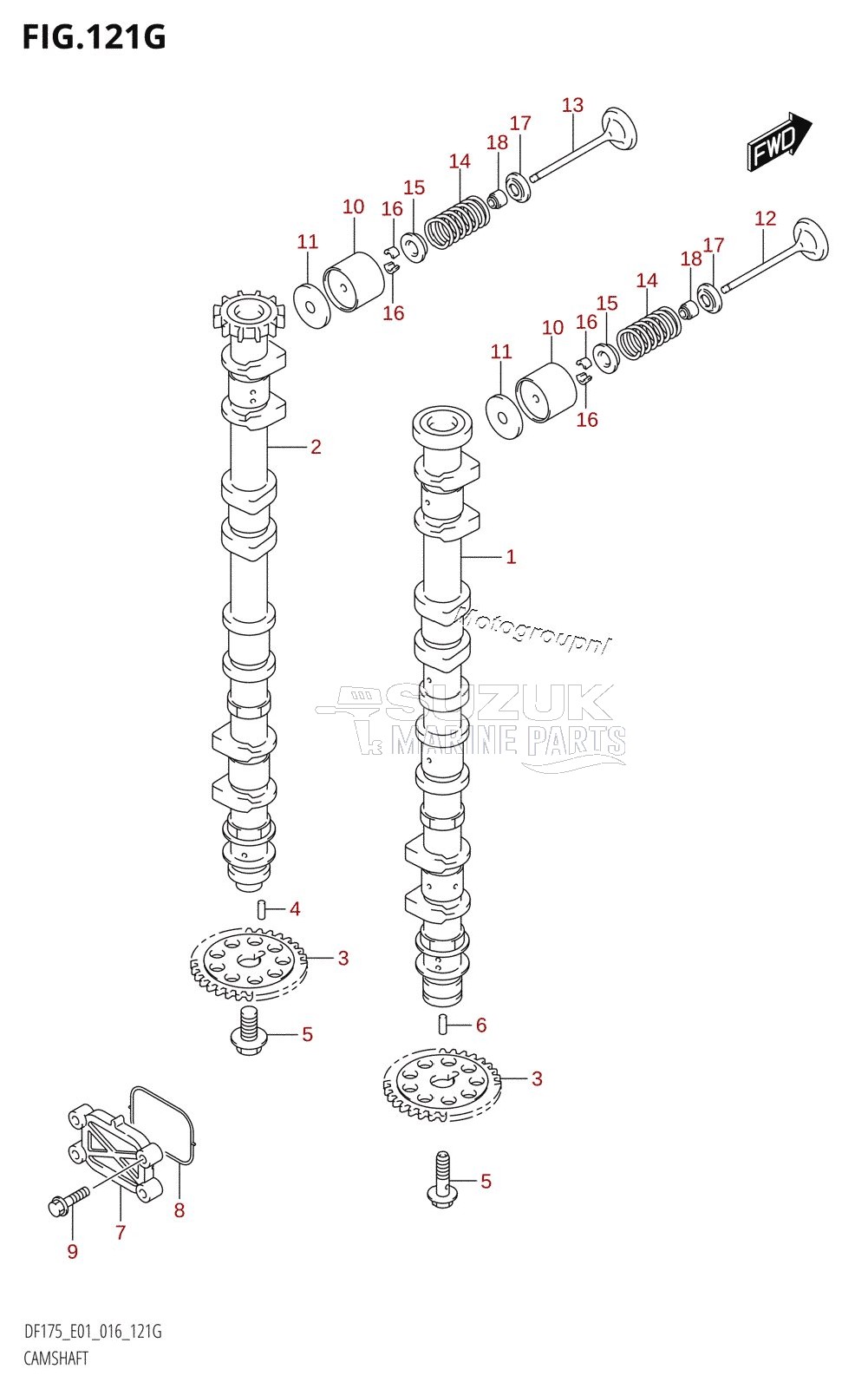 CAMSHAFT (DF150ZG:E01)