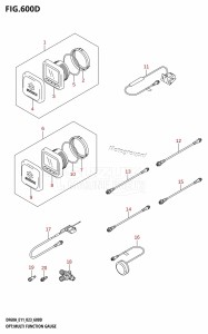 DF40A From 04003F-240001 (E01 E11)  2022 drawing OPT:MULTI FUNCTION GAUGE ((DF40AQH,DF40ATH,DF50ATH,DF60AQH,DF60ATH,DF50AVT,DF60AVTH):(022,023))