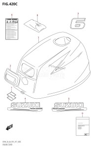 DF5A From 00503F-710001 (P01)  2017 drawing ENGINE COVER (DF6A:P01)