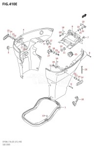 DF115AZ From 11503Z-310001 (E01 E40)  2013 drawing SIDE COVER (DF115AZ:E01)