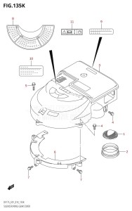 DF150ZG From 15002Z-410001 (E40)  2014 drawing SILENCER /​ RING GEAR COVER (DF175T:E40)