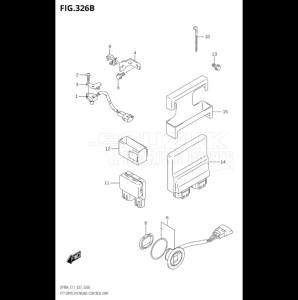 09003F-140001 (2021) 90hp E11 E40-Gen. Export 1-and 2 (DF90ATH    DF90AWQH  DF90AWQH   DF90AWQH    DF90AWQH) DF90A drawing PTT SWITCH / ENGINE CONTROL UNIT (SEE NOTE)