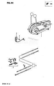 DT75 From 07501-402338 till 404156 ()  1984 drawing OPT : REMOTE CONTROL