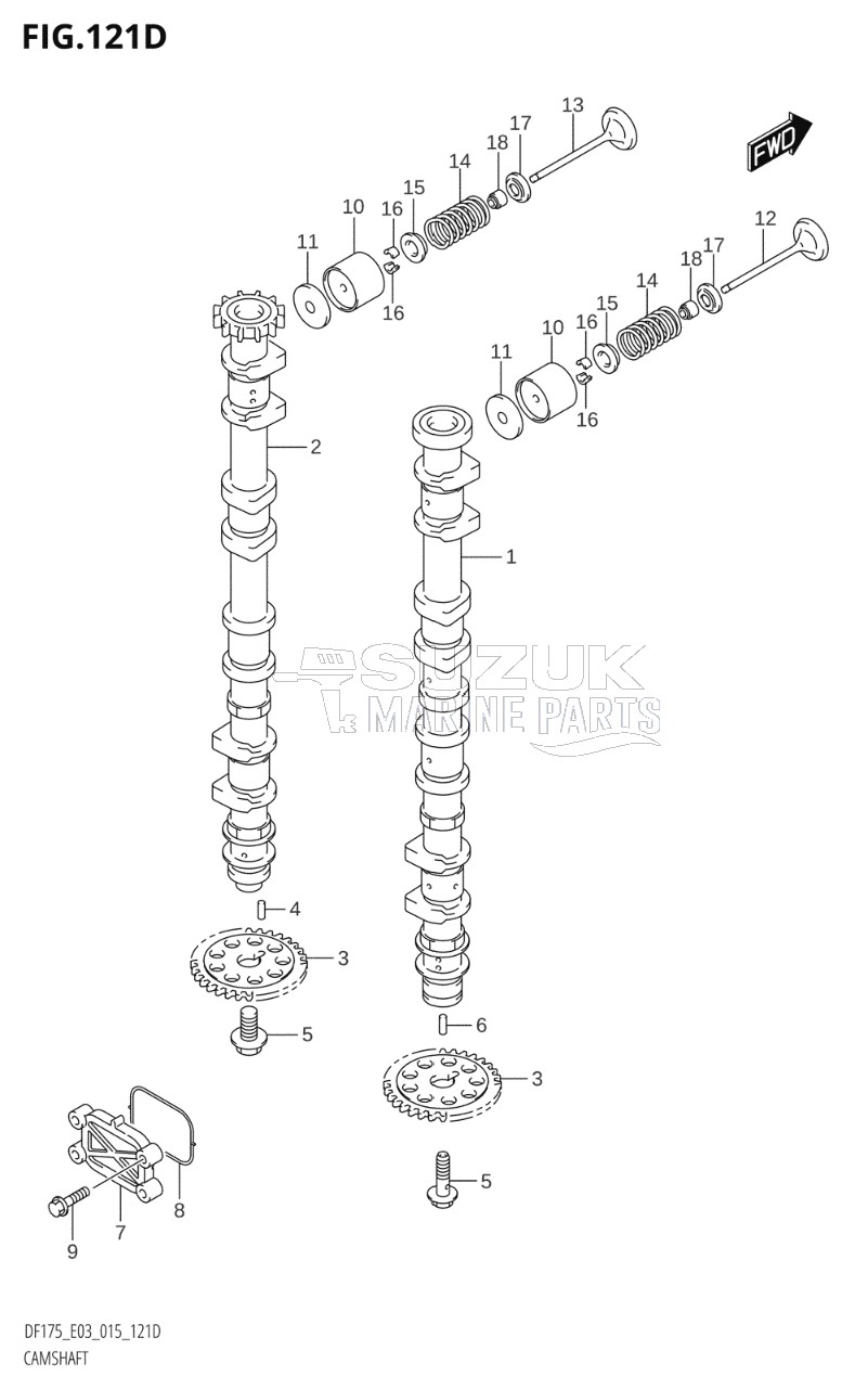 CAMSHAFT (DF150ZG:E03)