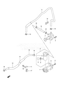 Outboard DF 40A drawing Fuel Pump