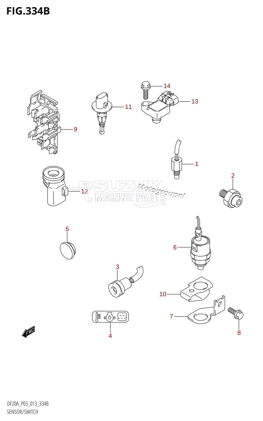 SENSOR /​ SWITCH (DF9.9BR:P03)