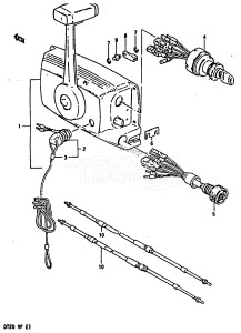 DT30 From 03001-924162 ()  1992 drawing OPTIONAL : REMOTE CONTROL (1)