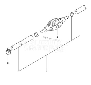 DT150 From 15003-971001 ()  1999 drawing FUEL HOSE