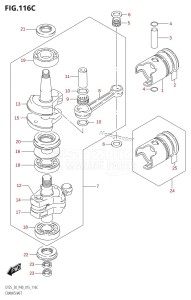 DT30 From 03005-510001 ()  2015 drawing CRANKSHAFT (DT30R:P40)