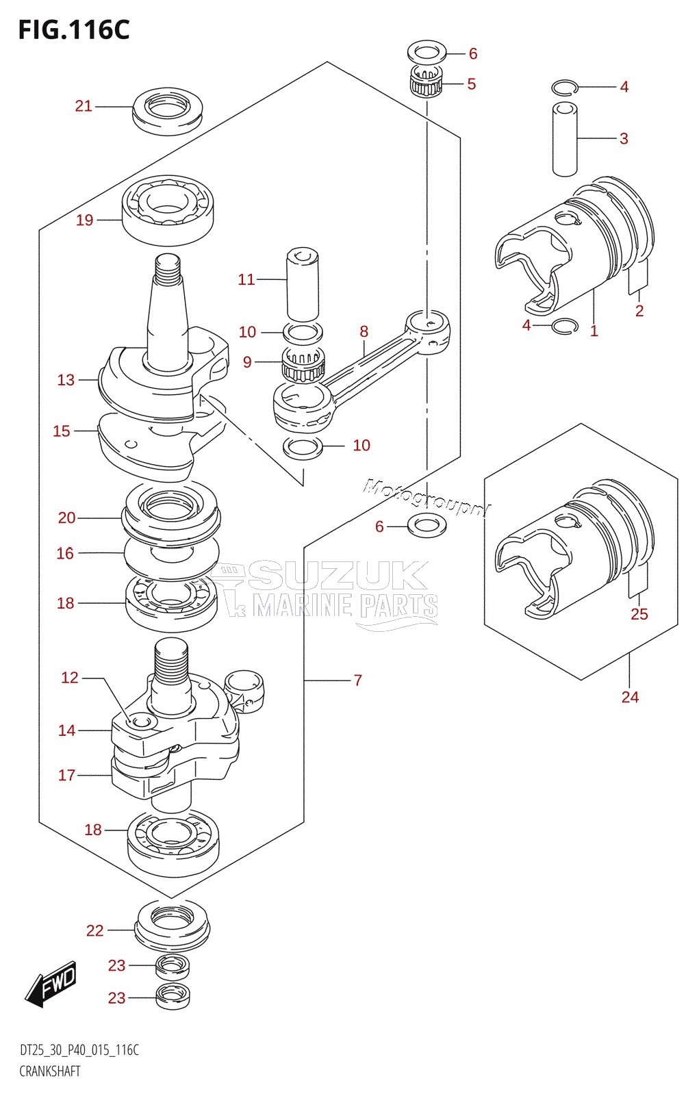 CRANKSHAFT (DT30R:P40)