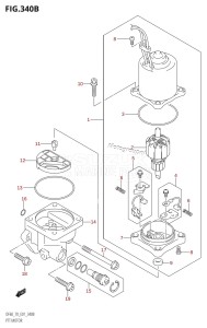 DF70 From 07001F-151001 (E01 E40)  2001 drawing PTT MOTOR (K1,K2,K3,K4,K5,K6,K7,K8,K9)