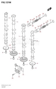 DF225Z From 22503Z-710001 (E01 E40)  2017 drawing CAMSHAFT (DF250Z:E40)