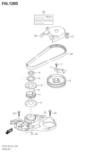 DF9.9A From 00994F-610001 (P03)  2016 drawing TIMING BELT (DF9.9AR:P03)