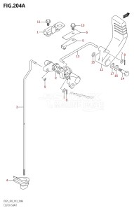 DF25 From 02503F-310001 (E03)  2013 drawing CLUTCH SHAFT (DF25:E03)