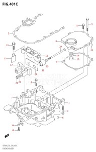 06002F-410001 (2014) 60hp E03-USA (DF60A) DF60A drawing ENGINE HOLDER (DF60A)