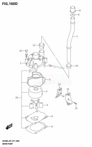 DF200A From 20003F-710001 (E01 E40)  2017 drawing WATER PUMP (DF200AZ:E40)