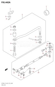 DF115AZ From 11503Z-310001 (E01 E40)  2013 drawing DRAG LINK