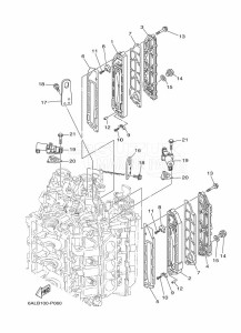 FL250HETU drawing CYLINDER-AND-CRANKCASE-3