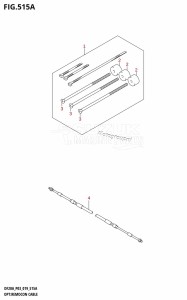 DF15A From 01504F-810001 (P01)  2018 drawing OPT:REMOCON CABLE (DF9.9B,DF9.9BT,DF15A,DF20A,DF20AT)