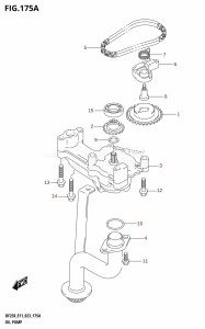 DF250 From 25003F-340001 (E11 E40)  2023 drawing OIL PUMP