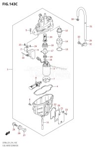 DF80A From 08002F-410001 (E01 E40)  2014 drawing FUEL VAPOR SEPARATOR (DF70ATH:E01)