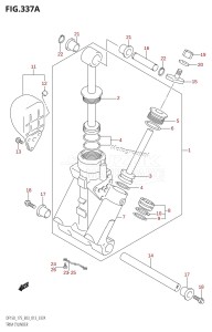 DF150Z From 15002Z-310001 (E03)  2013 drawing TRIM CYLINDER