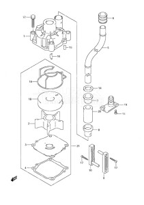 DF 115 drawing Water Pump