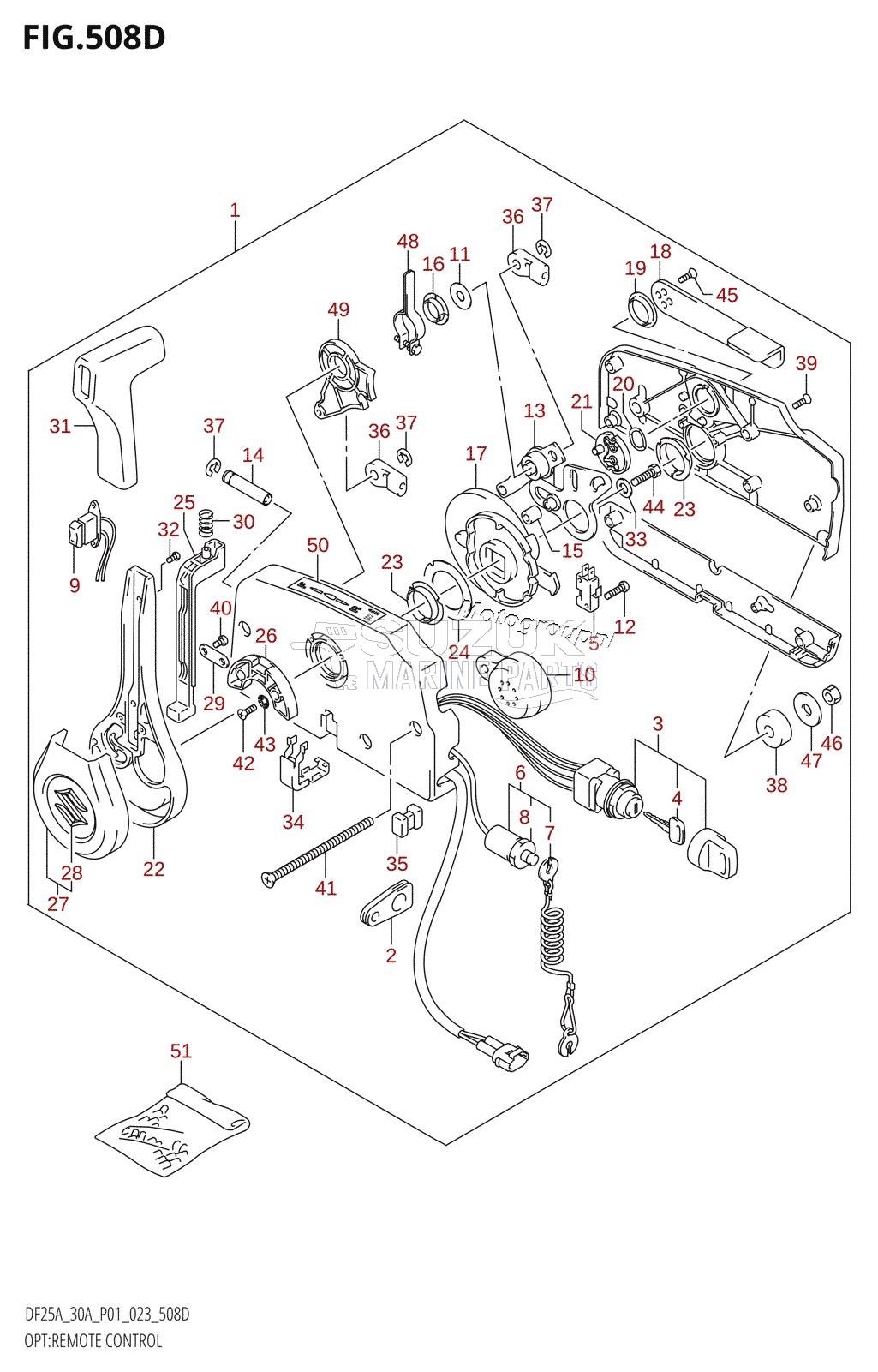 OPT:REMOTE CONTROL ((DF25AT,DF25ATH,DF30AT,DF30ATH):(022,023))