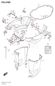 DF150AP From 15003P-810001 (E01 E40)  2018 drawing SIDE COVER (DF200AP:E40)