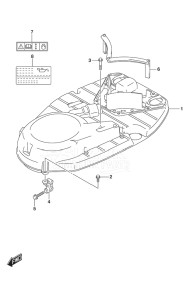 Outboard DF 225 drawing Ring Gear Cover