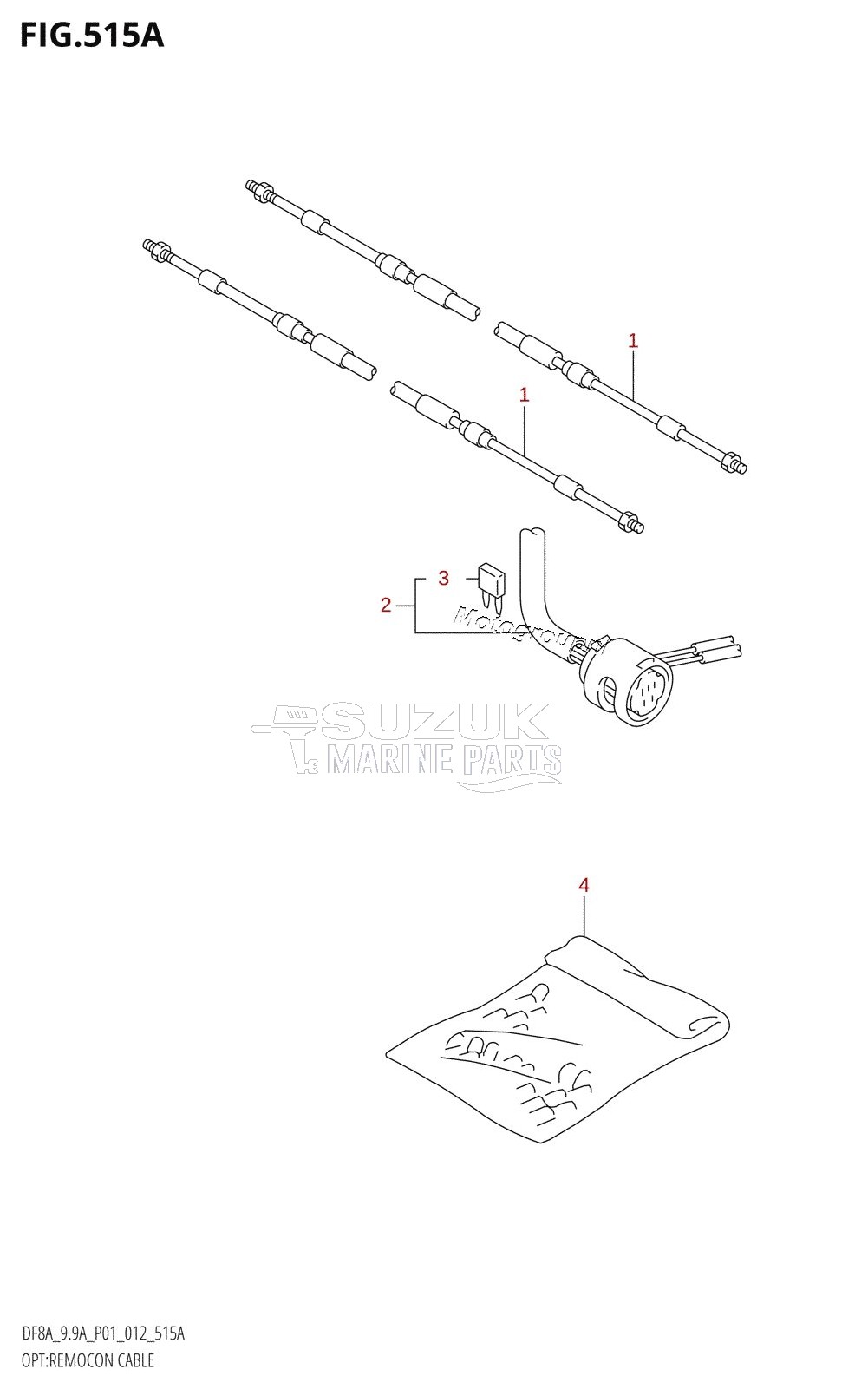 OPT:REMOCON CABLE (DF8A:P01)