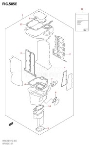 08002F-210001 (2012) 80hp E01 E40-Gen. Export 1 - Costa Rica (DF80A  DF80AT) DF80A drawing OPT:GASKET SET (DF80A:E01)