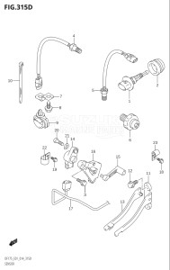 17502Z-410001 (2014) 175hp E01 E40-Gen. Export 1 - Costa Rica (DF175Z    DF175ZG) DF175Z drawing SENSOR (DF150TG:E40)