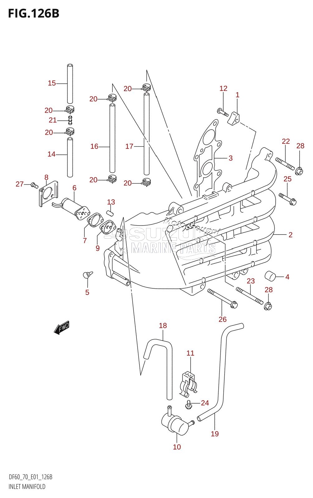 INLET MANIFOLD (DF60T:(X,Y,K1))