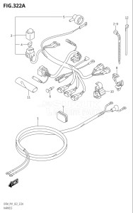 00994F-040001 (2020) 9.9hp E01-Gen. Export 1 (DF9.9A   DF9.9ARK10) DF9.9A drawing HARNESS (DF8A,DF9.9A)