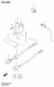 DF8A From 00801F-710001 (P01)  2017 drawing SENSOR /​ SWITCH (DF9.9A:P01)