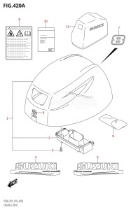 DF8A From 00801F-340001 (P01)  2023 drawing ENGINE COVER (DF8A,DF8AR)