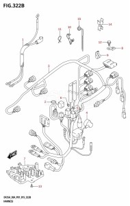 DF30A From 03003F-510001 (P01 P40)  2015 drawing HARNESS (DF25AR:P01)